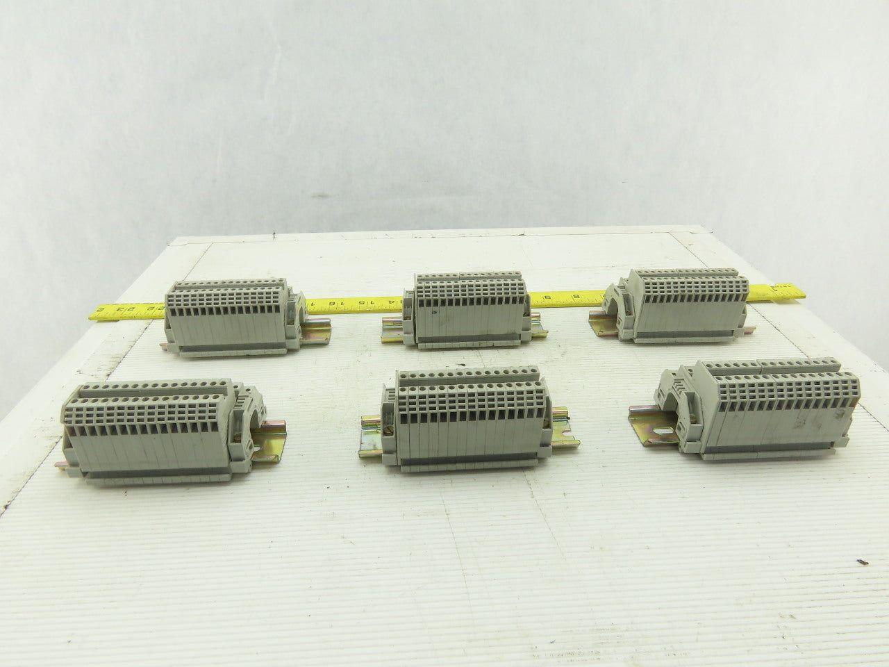 Allen Bradley 1492-WTS3 6 DIN Rail Sensor Terminal Block 500V Lot of 90