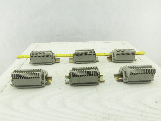 Allen Bradley 1492-WTS3 6 DIN Rail Sensor Terminal Block 500V Lot of 90