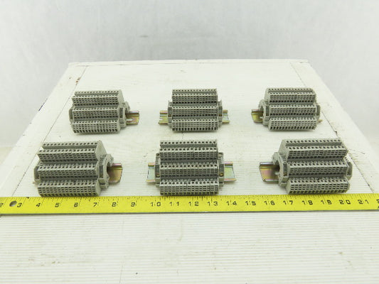 Allen Bradley 1492-WTS3 6 DIN Rail Sensor Terminal Block 500V Lot of 90