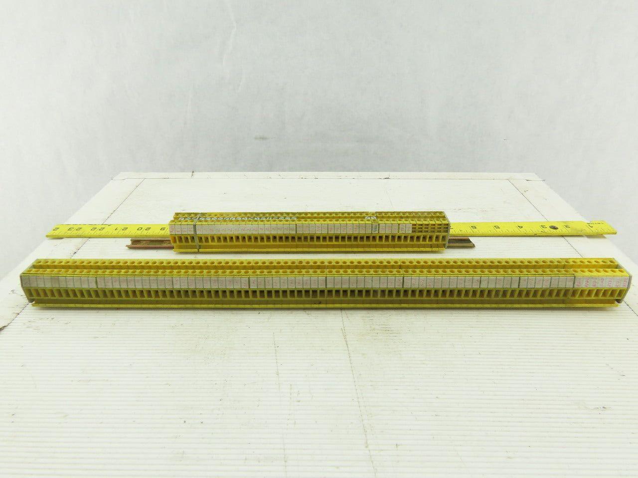 Allen Bradley 1492-WM4  DIN Rail Mount Terminal Block 500V 4MM Lot of 123