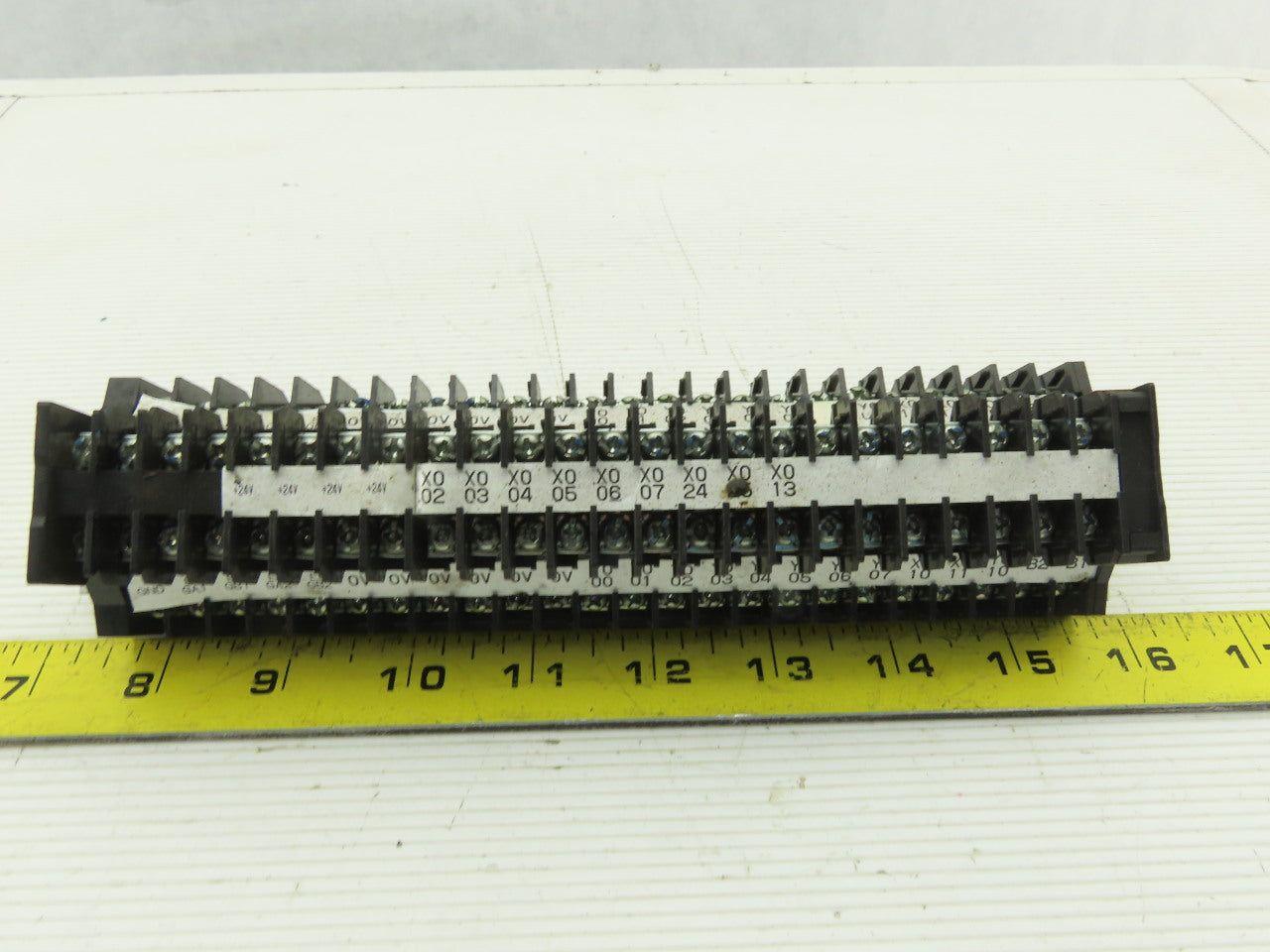 Togi PUW-20 DIN Rail Dual Terminal Block 600V 16A 600V 19 A 14 AWG Lot of 24