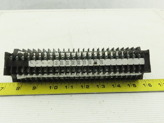 Togi PUW-20 DIN Rail Dual Terminal Block 600V 16A 600V 19 A 14 AWG Lot of 24