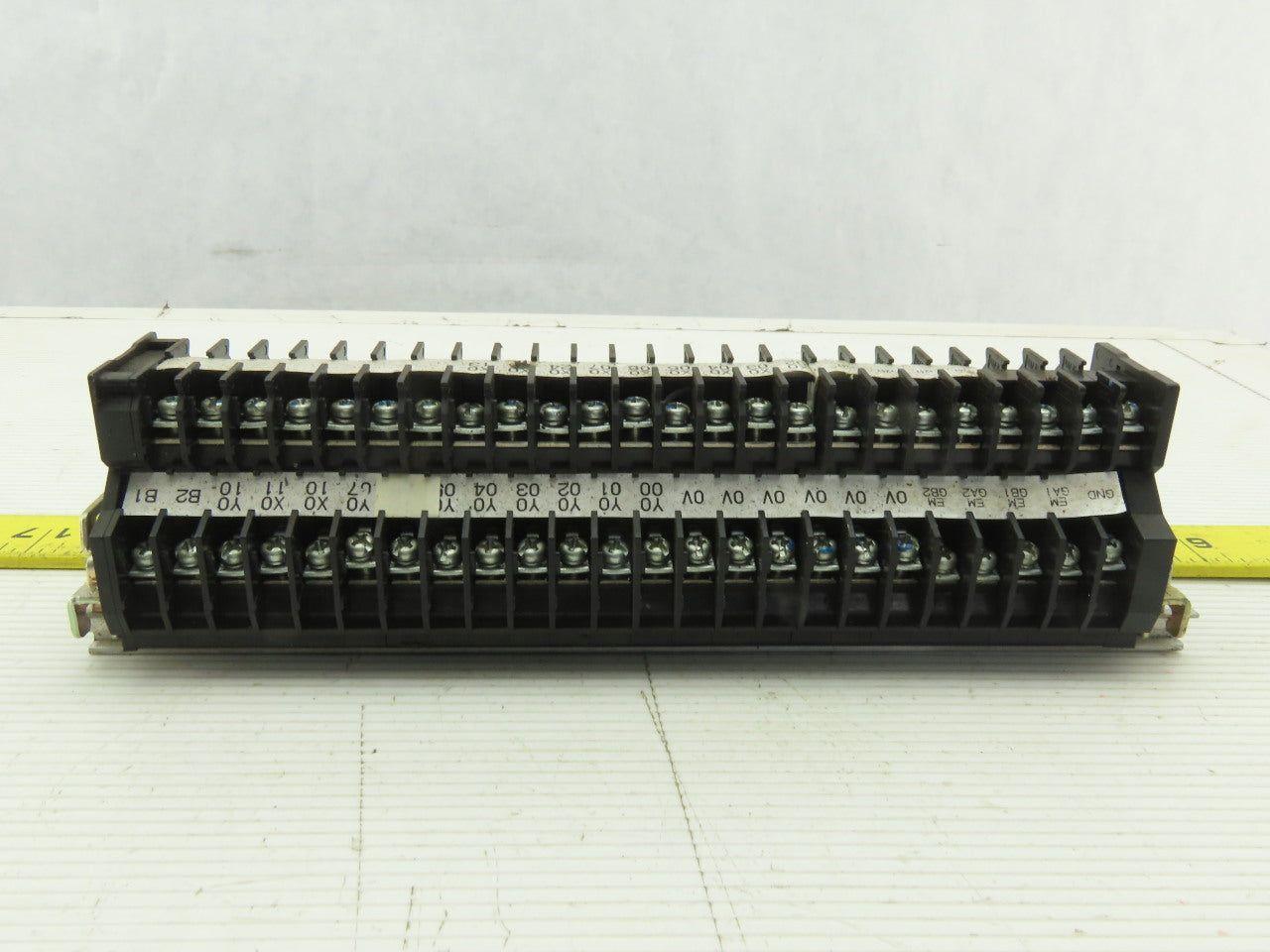 Togi PUW-20 DIN Rail Dual Terminal Block 600V 16A 600V 19 A 14 AWG Lot of 24