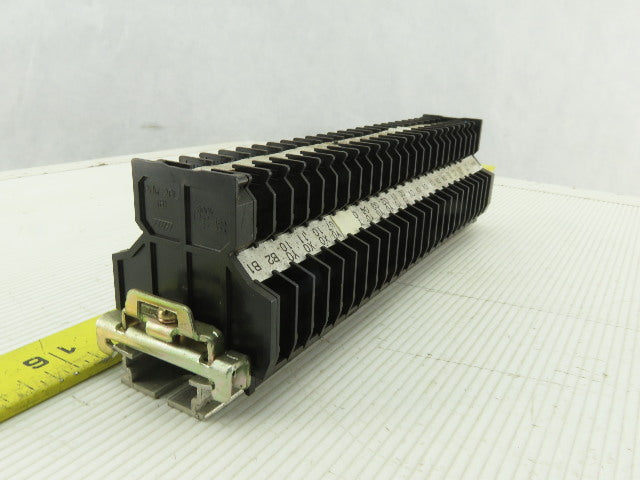 Togi PUW-20 DIN Rail Dual Terminal Block 600V 16A 600V 19 A 14 AWG Lot of 24