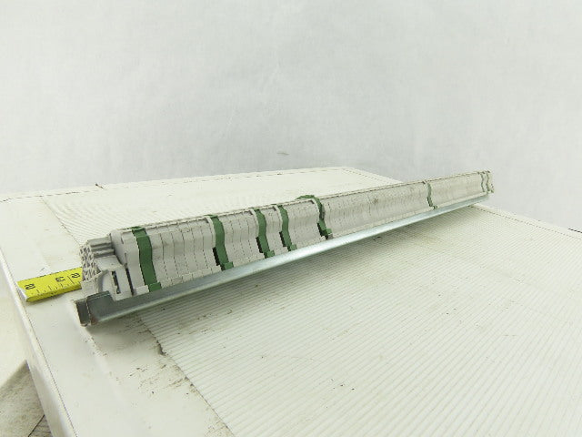 Entrelec M4/6 DIN Rail Mount 80 Terminal Blocks/Strip 500V W/8 Grounds D4/6P