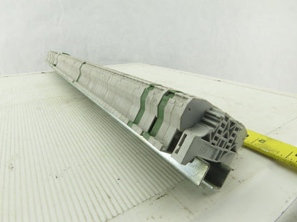Entrelec M4/6 DIN Rail Mount 80 Terminal Blocks/Strip 500V W/8 Grounds D4/6P