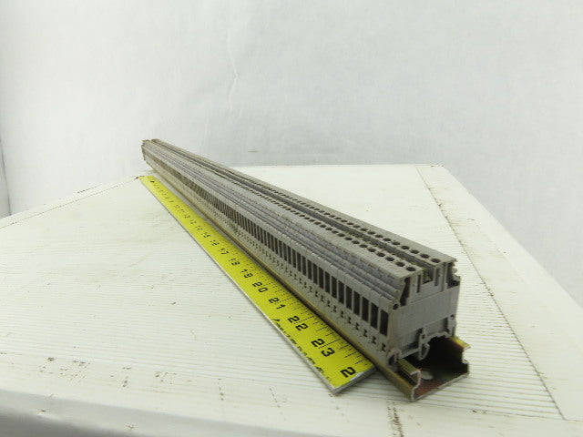 Entrelec M4/6 5116 DIN Rail Mount Terminal Block 600V 25A Lot of 135