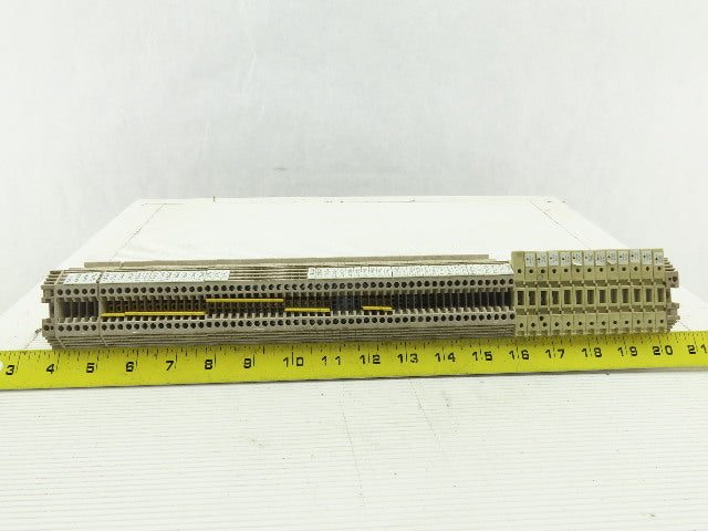 Weidmuller WDU 2.5 Din Rail Terminal Block 800V 2.5MM Mixed Lot of 71