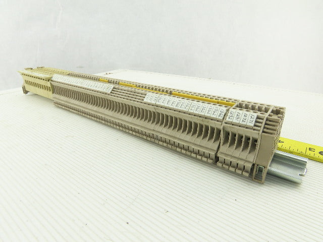Weidmuller WDU 2.5 Din Rail Terminal Block 800V 2.5MM Mixed Lot of 71