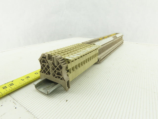 Weidmuller WDU 2.5 Din Rail Terminal Block 800V 2.5MM Mixed Lot of 71