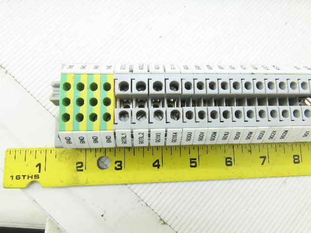 Phoenix Contact UK4 DIN Rail Mixed Terminal Block Lot of 200
