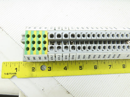 Phoenix Contact UK4 DIN Rail Mixed Terminal Block Lot of 200