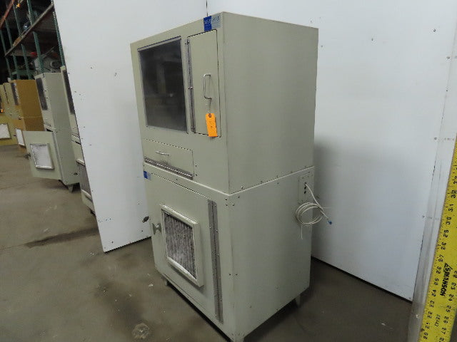 Dust Shield Computer Enclosure Cabinet W/AC Cooling Unit 115V 1Ph