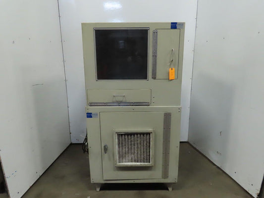Dust Shield Computer Enclosure Cabinet W/AC Cooling Unit 115V 1Ph