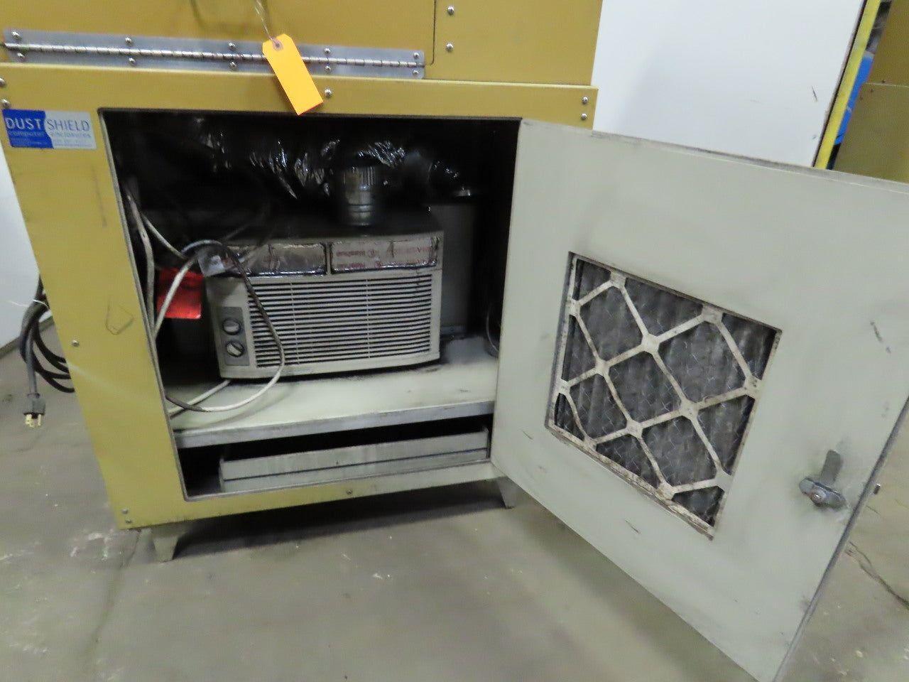 Dust Shield Computer Enclosure Cabinet W/AC Cooling Unit 115V 1Ph