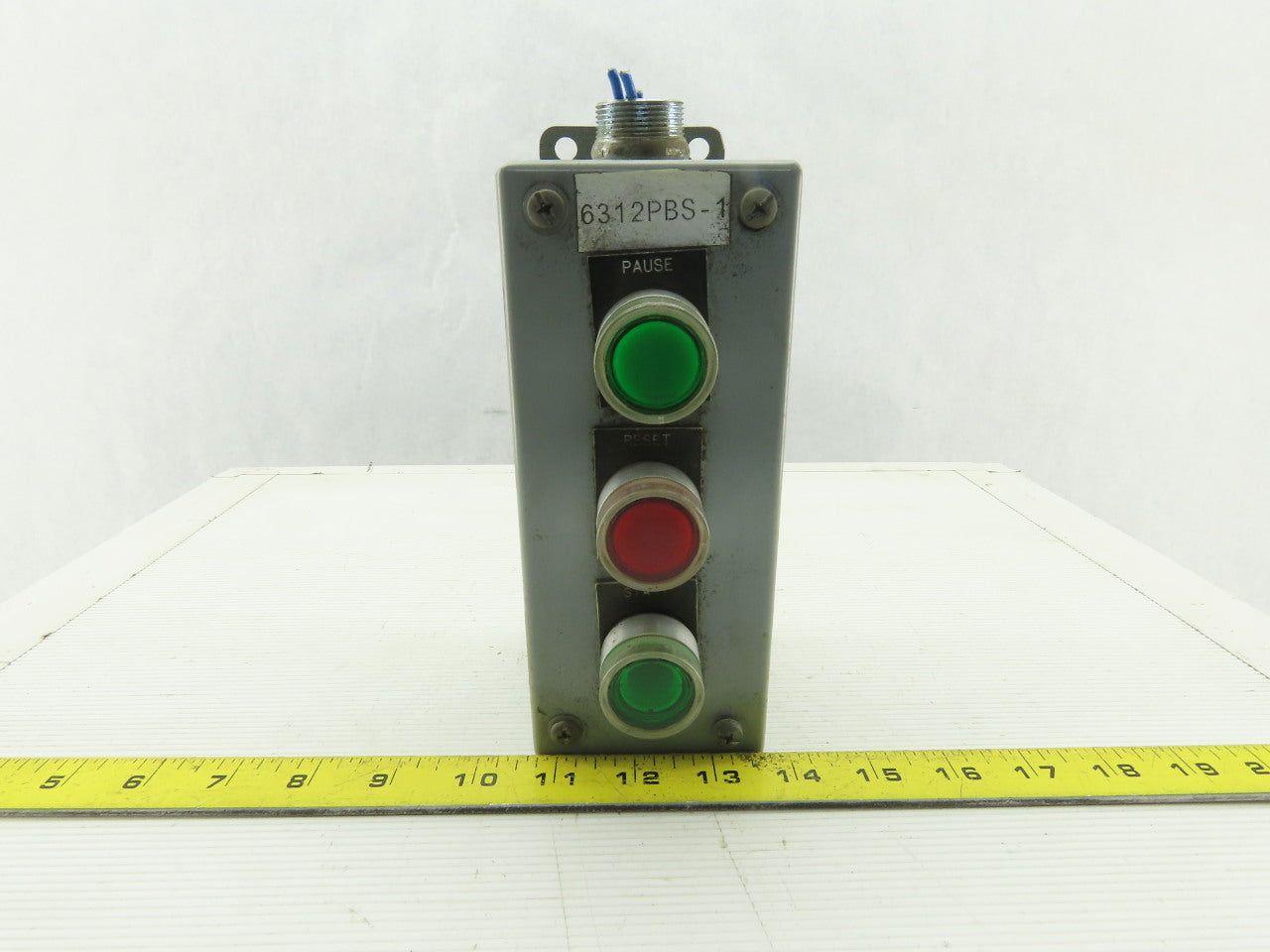 ElectroMate E3PBGM Electric Enclosure 3 Button Red & Green Momentary