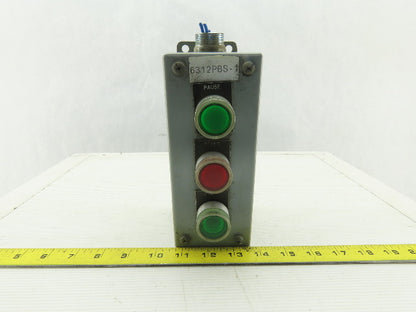 ElectroMate E3PBGM Electric Enclosure 3 Button Red & Green Momentary