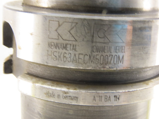 Kennametal KSK63AFCM50070M HSK63A To ABS 40 Adapter W/Hertel 5.83401-R50R40