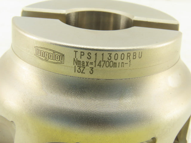 TUNGALOY TPS11300RBU Shell Mill Milling Cutter 3" Dia 2"L 10 Teeth 1" Arbor
