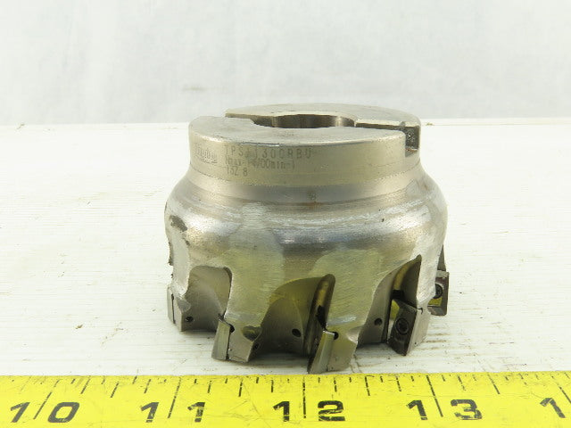 TUNGALOY TPS11300RBU Shell Mill Milling Cutter 3" Dia 2"L 10 Teeth 1" Arbor