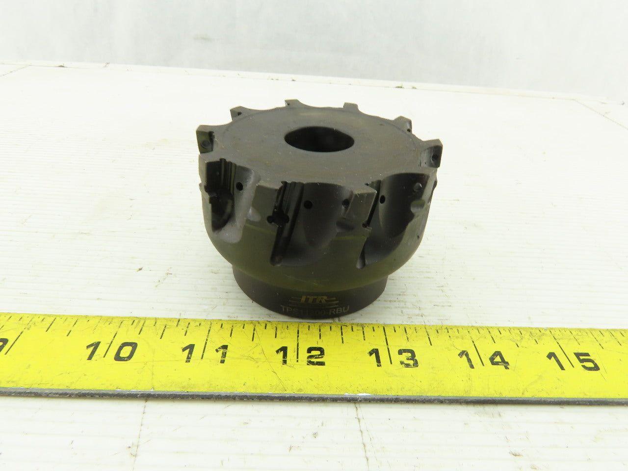 ITR TPS11300RBU Shell Mill Milling Cutter 3" Dia 2"L 10 Teeth 1" Arbor