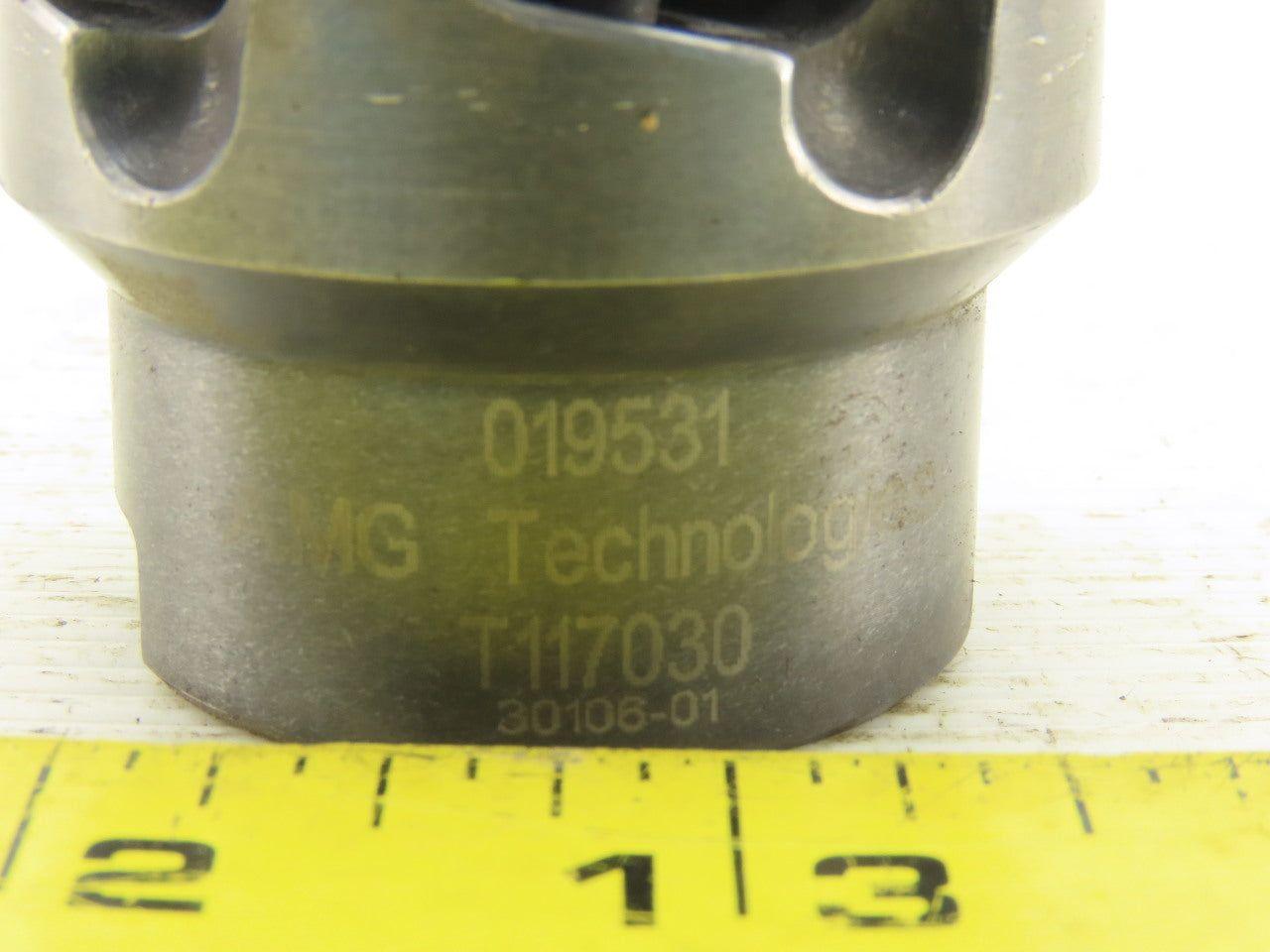MG Technologies T117030 Shell Mill Milling Cutter 2" Dia 5 Teeth 1" Arbor