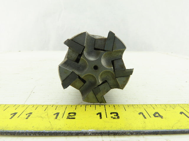 2" Dia. Indexing Coolant 5 Flute Thru Face Mill Shell Mill 1-1/4" Shank