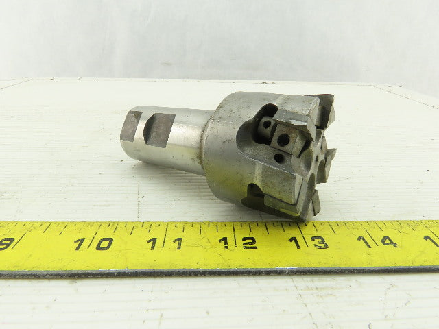 2" Dia. Indexing Coolant 5 Flute Thru Face Mill Shell Mill 1-1/4" Shank