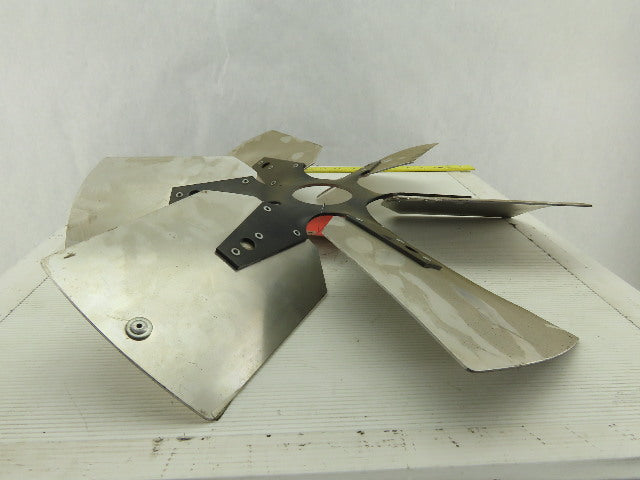 VC 91036501 21" Industrial 6 Blade Aluminum 30° Fan Wheel 2-5/8" Center