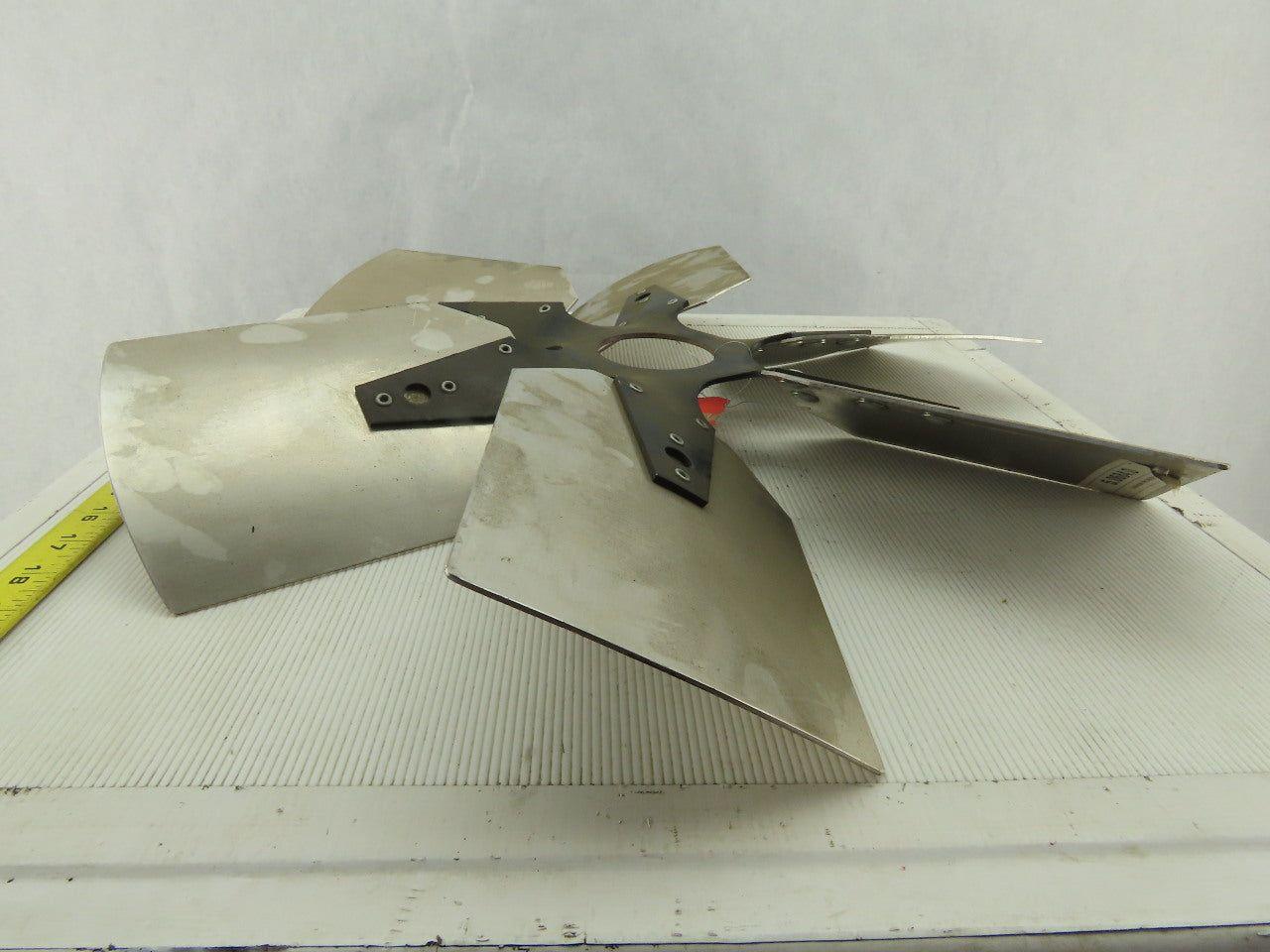 VC 91036501 21" Industrial 6 Blade Aluminum 30° Fan Wheel 2-5/8" Center