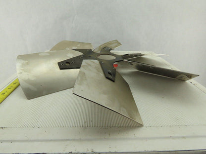VC 91036501 21" Industrial 6 Blade Aluminum 30° Fan Wheel 2-5/8" Center
