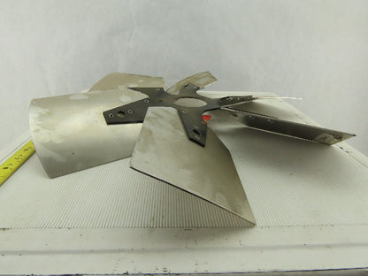 VC 91036501 21" Industrial 6 Blade Aluminum 30° Fan Wheel 2-5/8" Center