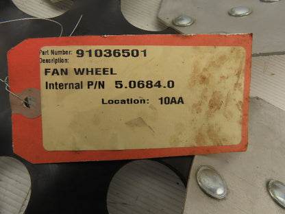VC 91036501 21" Industrial 6 Blade Aluminum 30° Fan Wheel 2-5/8" Center