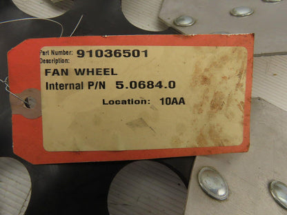 VC 91036501 21" Industrial 6 Blade Aluminum 30° Fan Wheel 2-5/8" Center