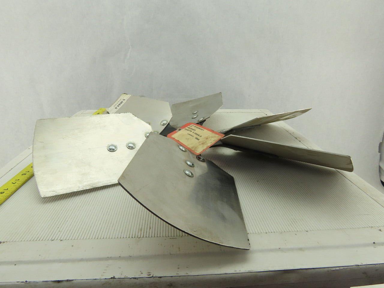 VC 91036501 21" Industrial 6 Blade Aluminum 30° Fan Wheel 2-5/8" Center