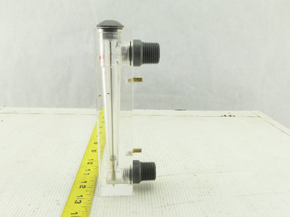 King Instrument K75-03-0112 Acrylic Liquid Read Float 1 GPM Meter