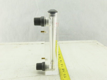 King Instrument K75-03-0112 Acrylic Liquid Read Float 1 GPM Meter