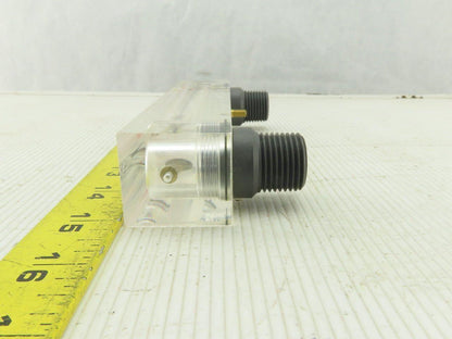 King Instrument K75-03-0112 Acrylic Liquid Read Float 1 GPM Meter