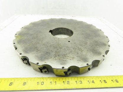 Dijet HSM12.18-10432L 12" Indexable Face Shell Mill LH 76mm Arbor 18 Flute