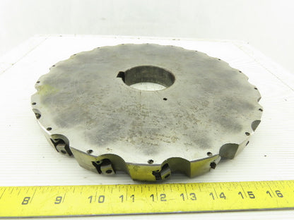 Dijet HSM12.18-10432L 12" Indexable Face Shell Mill LH 76mm Arbor 18 Flute