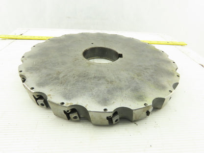 Dijet HSM12.18-10432L 12" Indexable Face Shell Mill LH 76mm Arbor 18 Flute