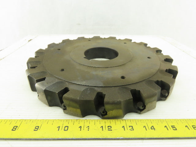 Dijet HSM12.18-10432L 12" Indexable Face Shell Mill LH 76mm Arbor 18 Flute