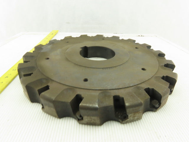 Dijet HSM12.18-10432L 12" Indexable Face Shell Mill LH 76mm Arbor 18 Flute