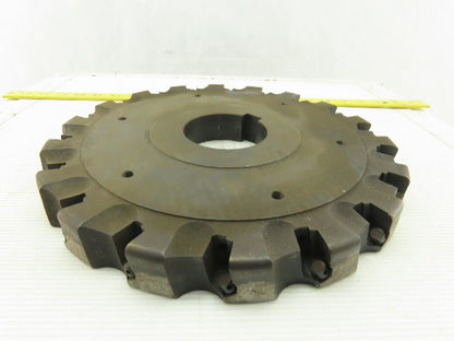 Dijet HSM12.18-10432L 12" Indexable Face Shell Mill LH 76mm Arbor 18 Flute