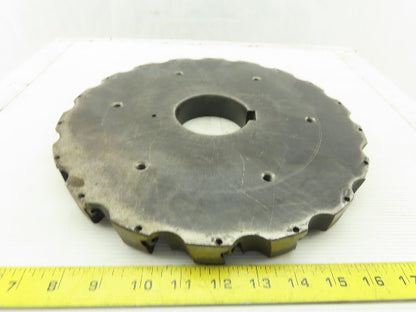 Dijet HSM12.18-10432L 12" Indexable Face Shell Mill LH 76mm Arbor 18 Flute