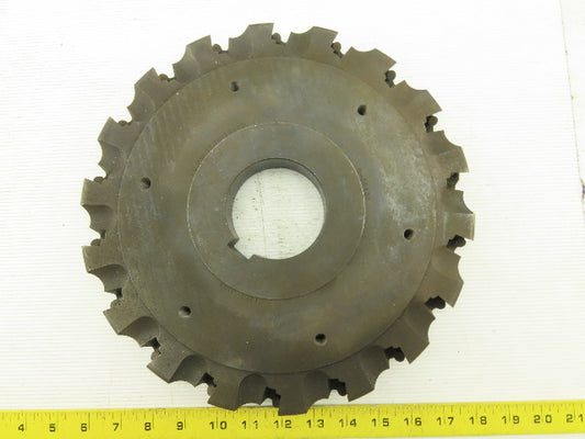 Dijet HSM12.18-10432L 12" Indexable Face Shell Mill LH 76mm Arbor 18 Flute