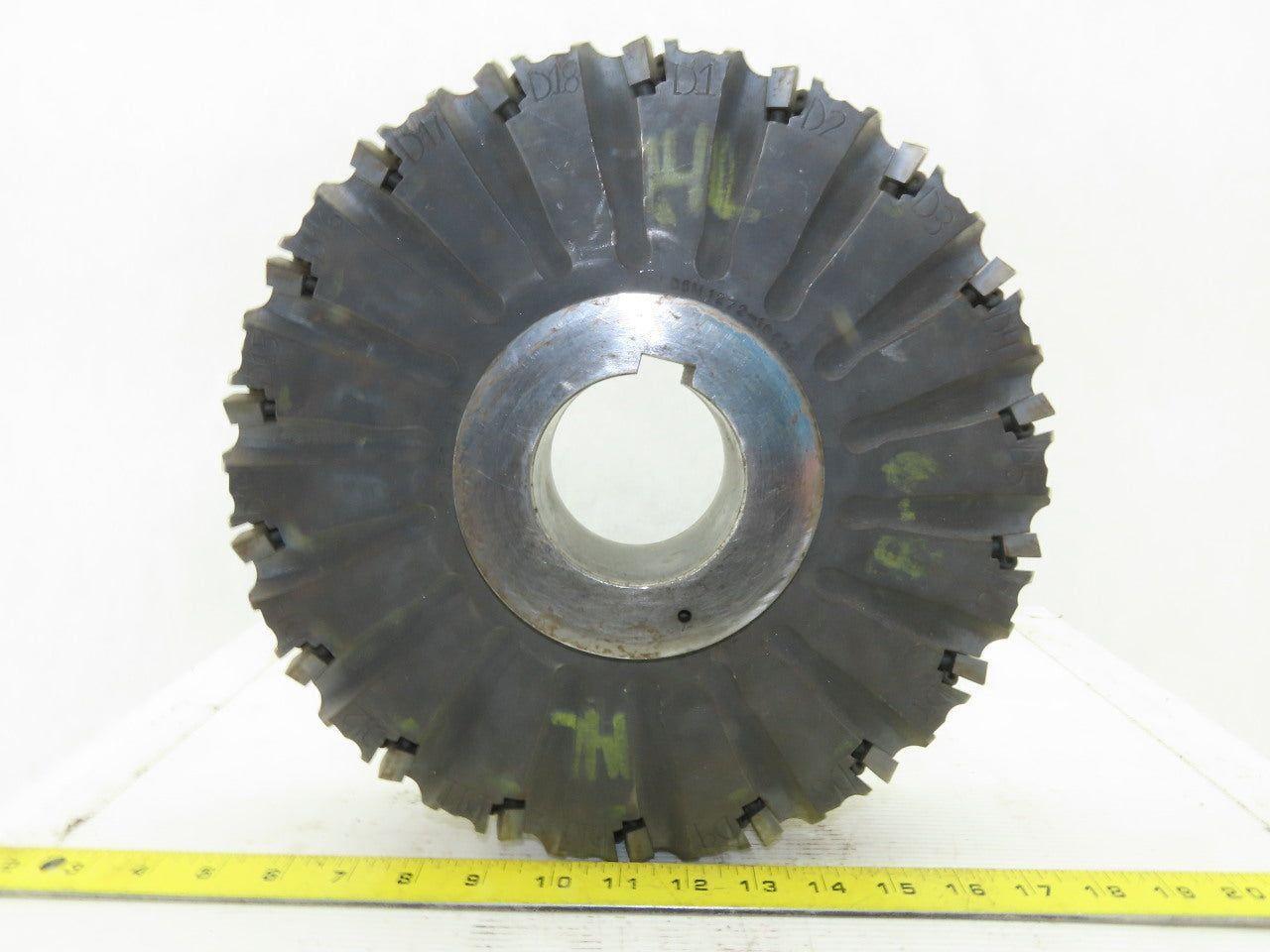 Dijet DSM1272-10679 12" Indexable Face Shell Mill Cutter 76mm Arbor 36 Flute