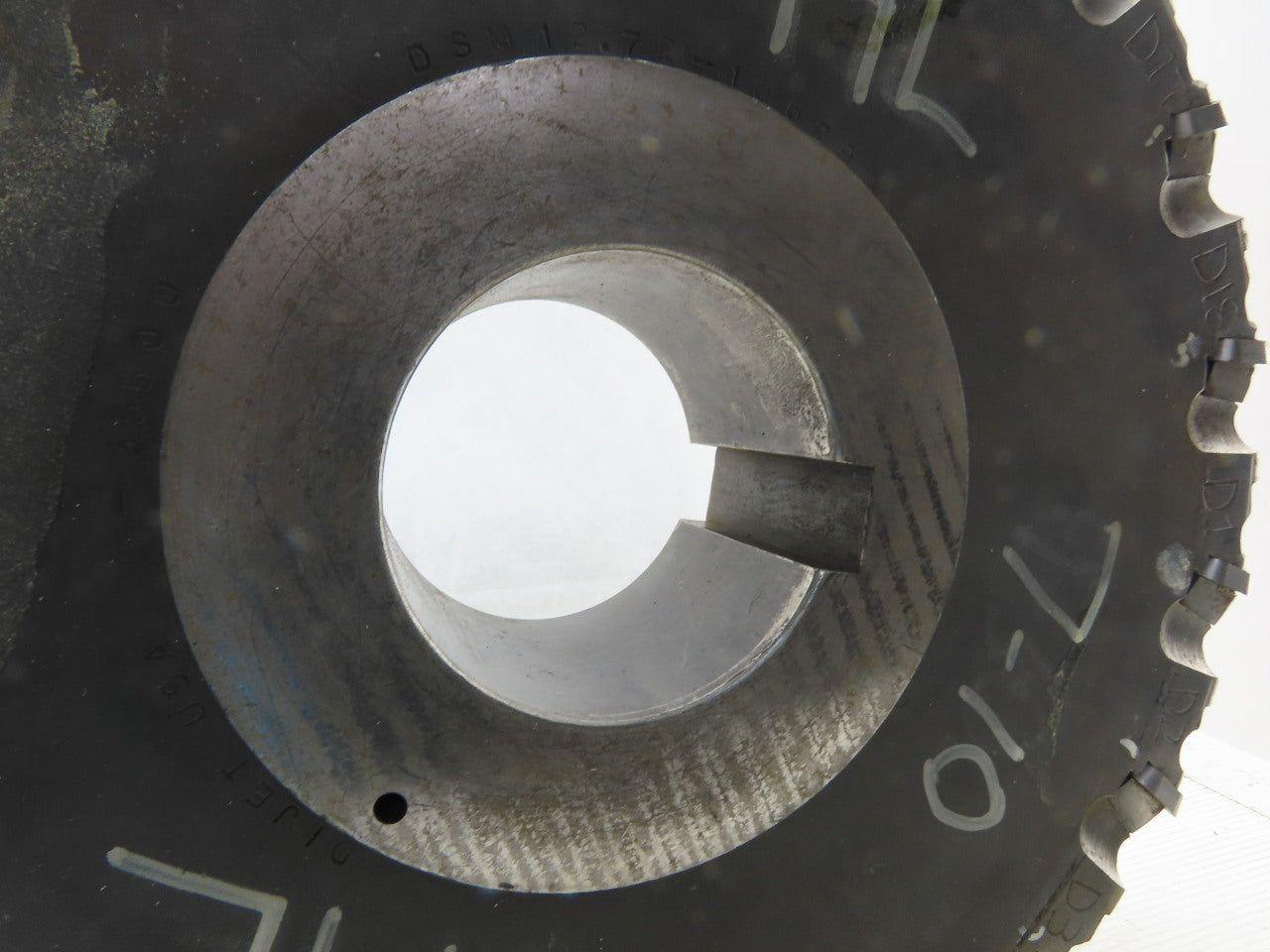 Dijet DSM12.72-10679 12" Indexable Face Shell Mill Cutter 76mm Arbor 72 Flute