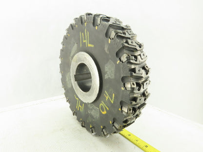 Dijet DSM12.72-10679 12" Indexable Face Shell Mill Cutter 76mm Arbor 72 Flute