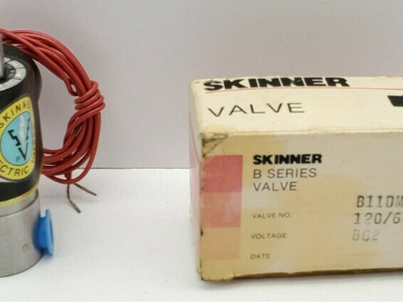 SKINNER B11DME1040 120V 1/8" NPT 40 PSI 3/32 Orifice Solenoid Valve New